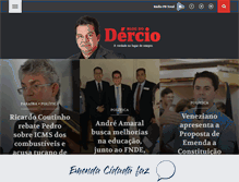 Tablet Screenshot of dercio.com.br